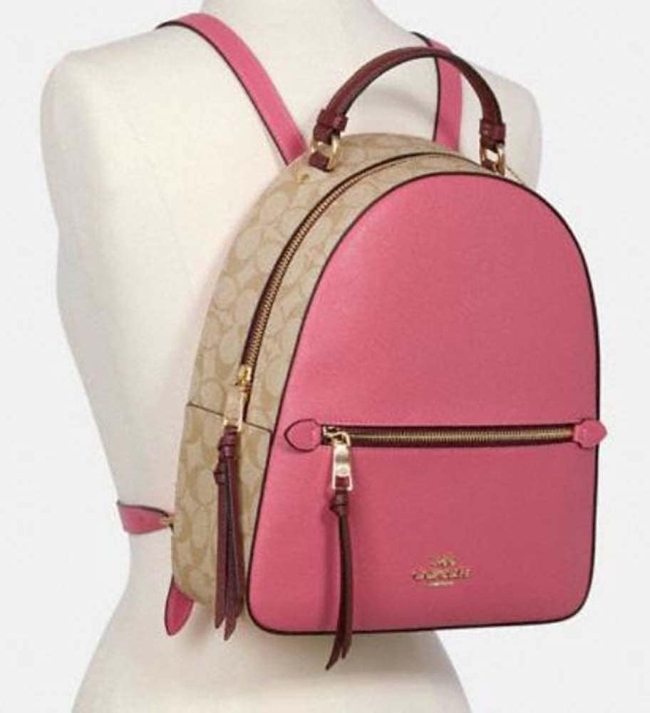 coach pink backpack