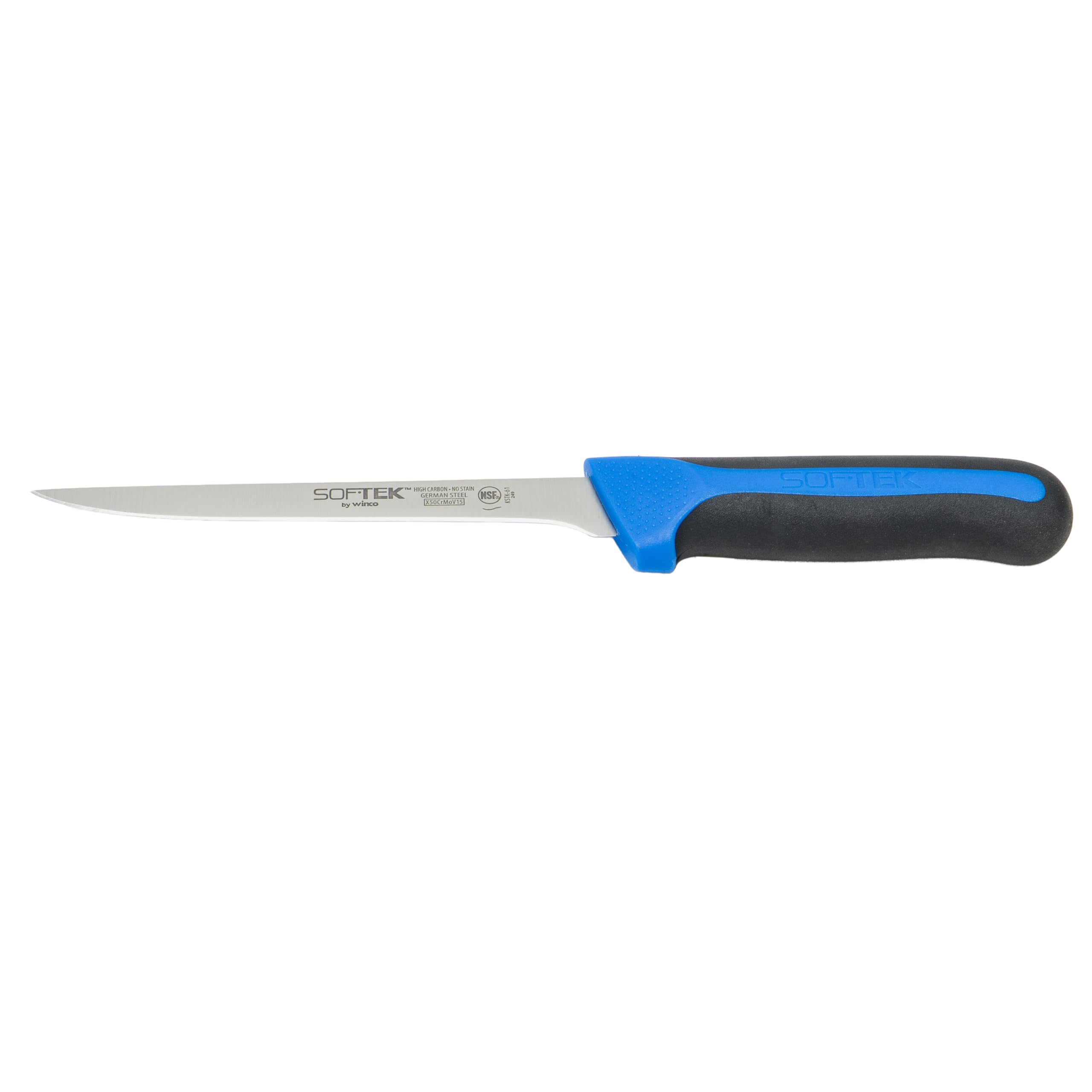 Winco 6" Brown Plastic Boning Knife, Narrow Handle — Amazon image 2