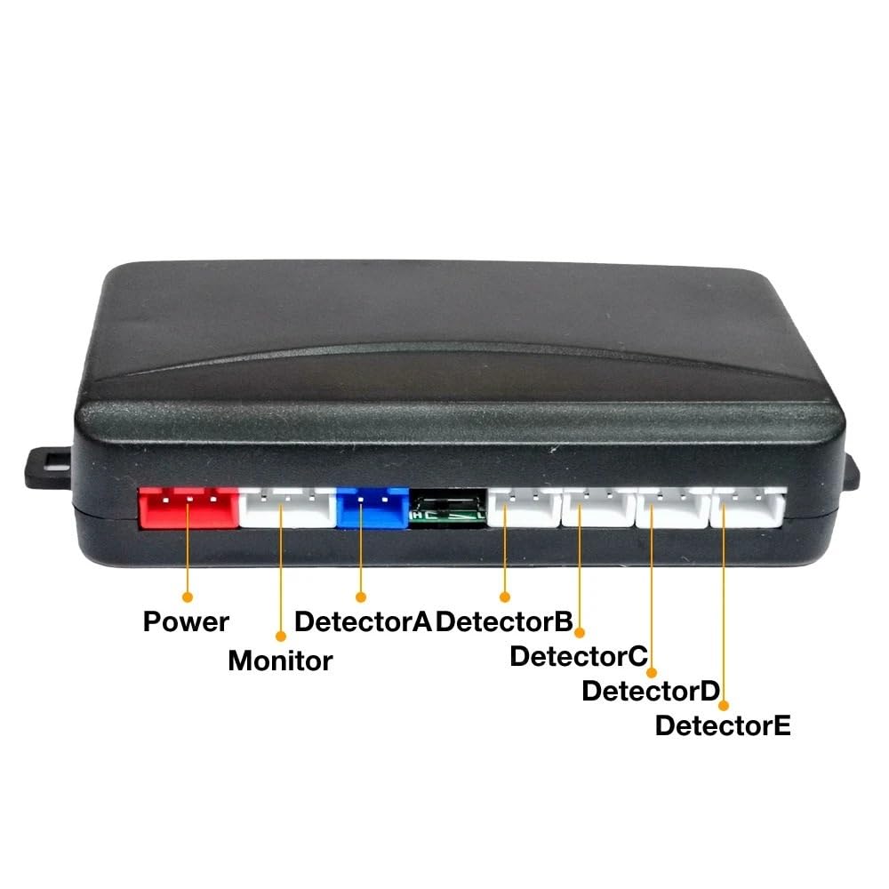 Kit sensori parcheggio Monitor radar di parcheggio per auto con 4 | Monitor radar di parcheggio per auto con 4 sensori di backup di rilevamento retromarcia Parktronic automatico Display
