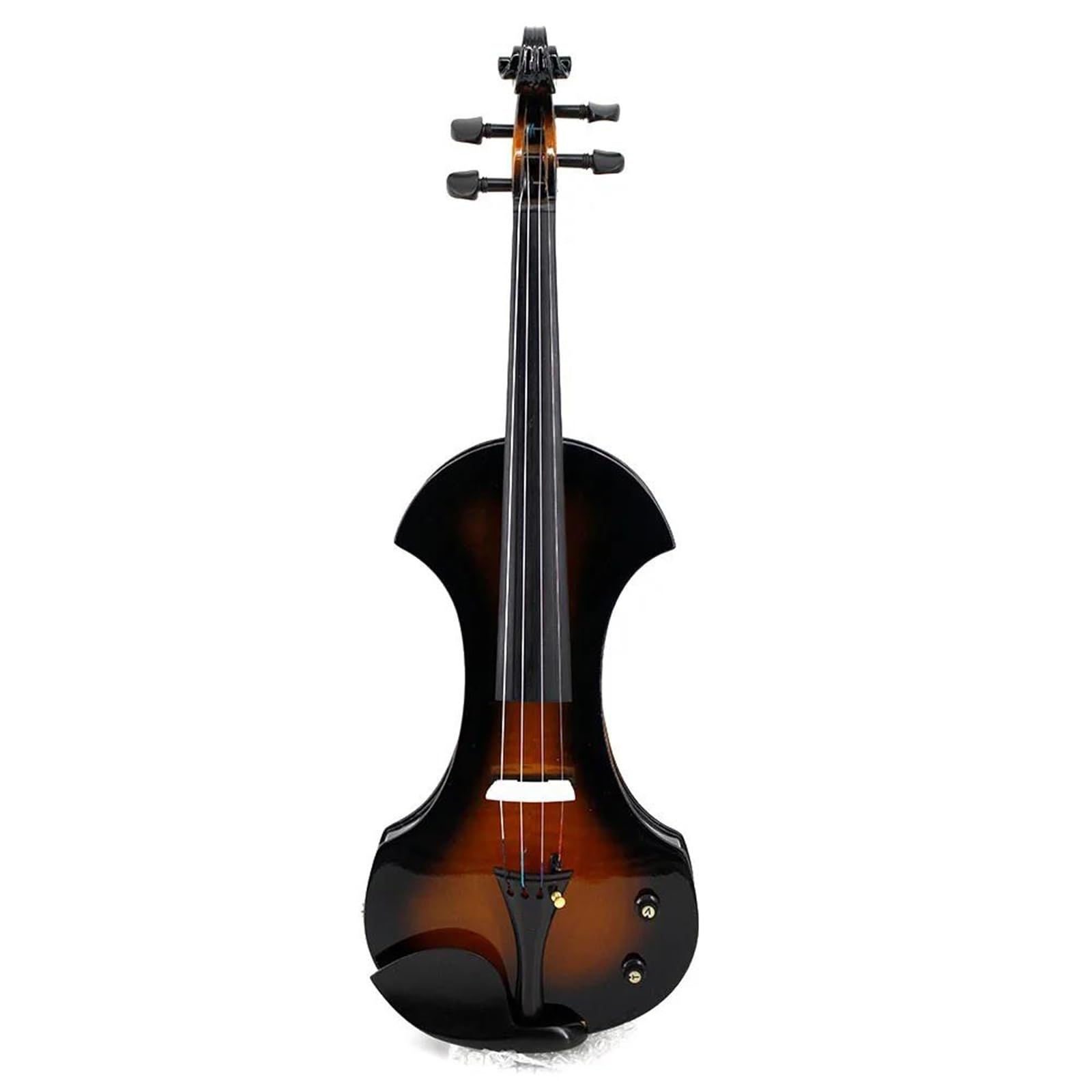 Violino Dimensioni 4/4 Con Corde Per Arco Per Studenti Principianti Elettrico In Legno Massello Con Arco Per Custodia(B)