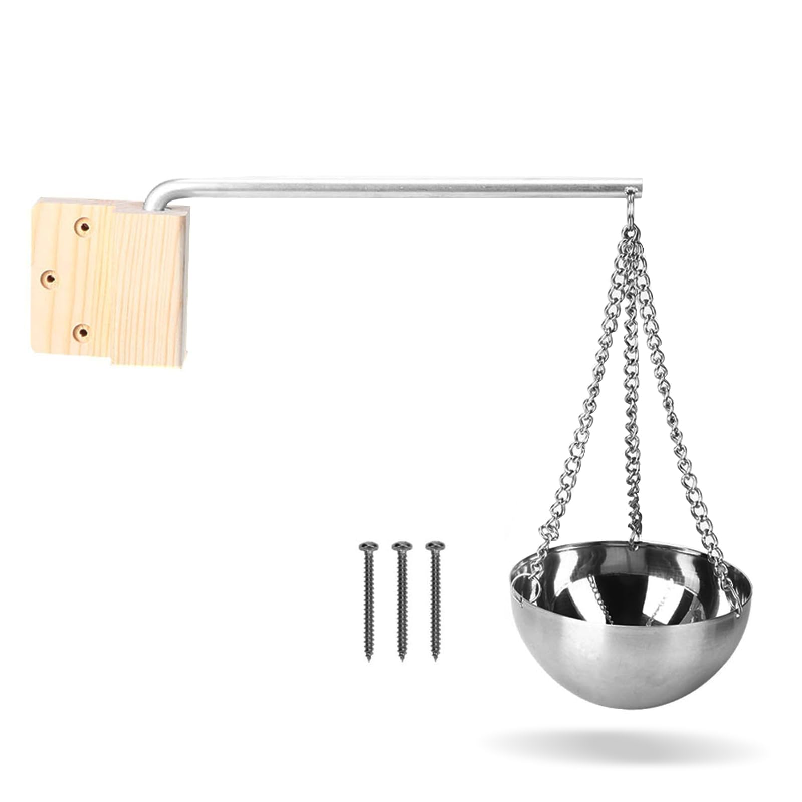 HERCHR Bol de Sauna en Acier Inoxydable, Tasse à Huile pour Accessoires de Sauna