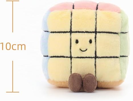 Apricot Lamb Perfect Cube Plush Toy Soft Toy 10 cm