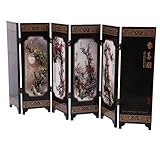 Petit et délicat : petit paravent pliant, décoration de bureau, décoration intérieure et décoration de table basse, séparateur de pièce, panneau de séparation de pièce
