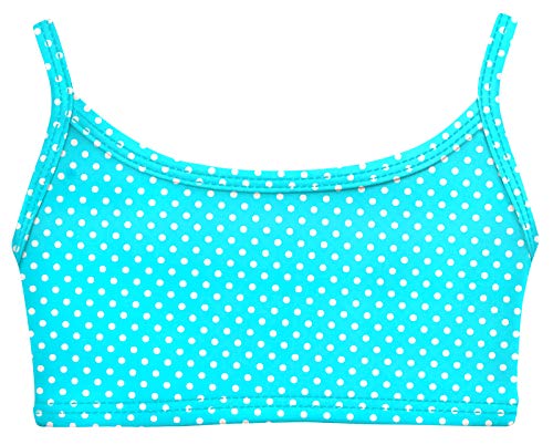 Image of City Threads Girls Bikini Top Only UPF 50+, Bathing Suit Top for Girls, Made in the USA