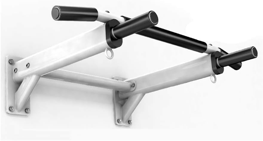 Pull-Up Bars Horizontal Bar, Wall-Mounted Strength Training Equipment, Corridor Boxing Punching Bag Multi-Functional Boom, Load 300Kg,White，White