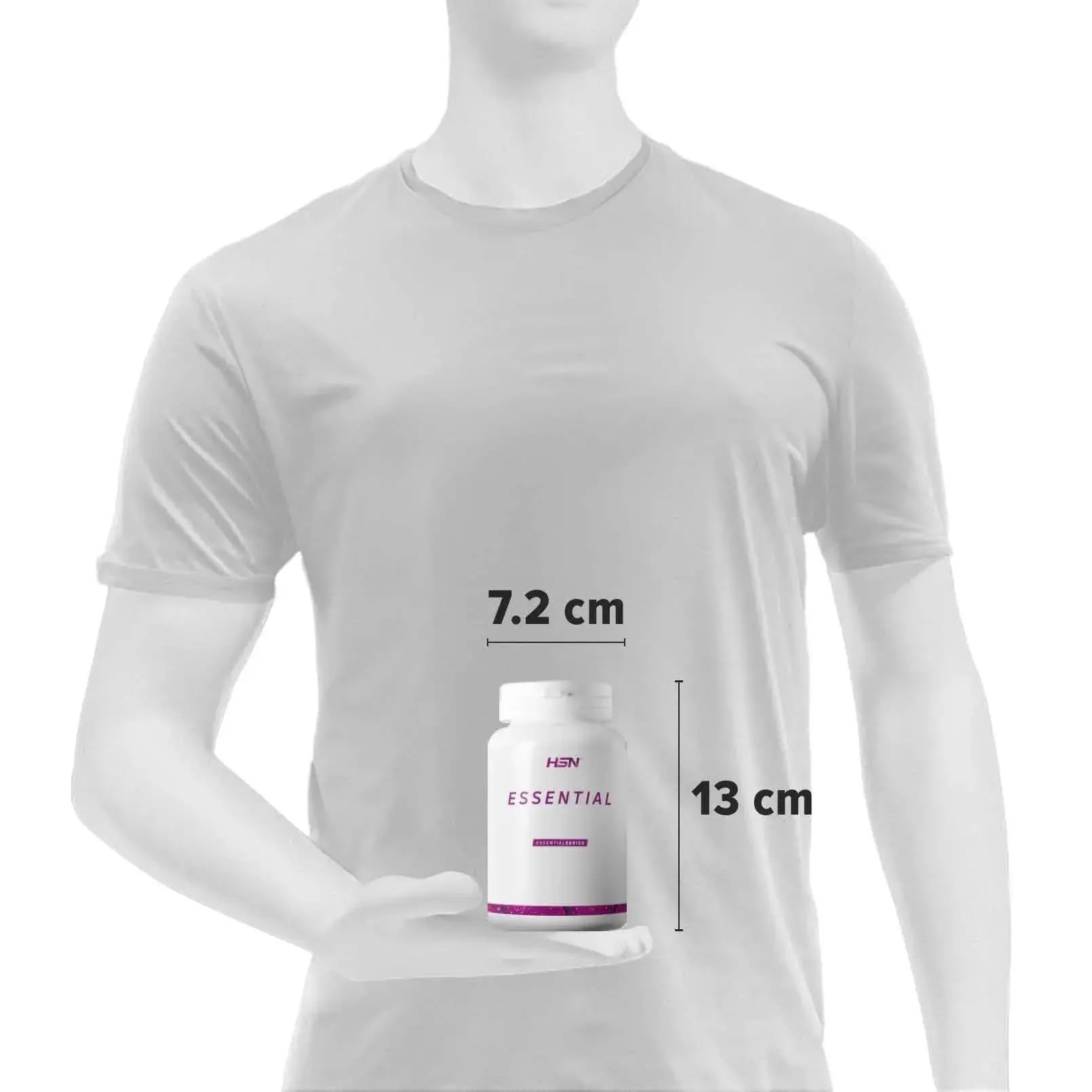 HSN Omega 3 Vegano (400mg DHA) | 120 Perlas Vegetales | 1000mg Aceite de Algas (Schizochytrium sp.) en forma de Triglicéridos Naturales [TG] de Alta Biodisponibilidad | No-GMO, Sin Gluten