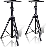 Pyle Supporto Altoparlanti Dual Studio Monitor 2, Coppia Stativi per Casse Acustiche, Alte...