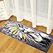 Nordycka kuchenna wycieraczka prosta sypialnia dywan łazienka poduszka przy łóżku balkon korytarz podłoga roślina wzór długi dywan nr 17 60 x 180 cm