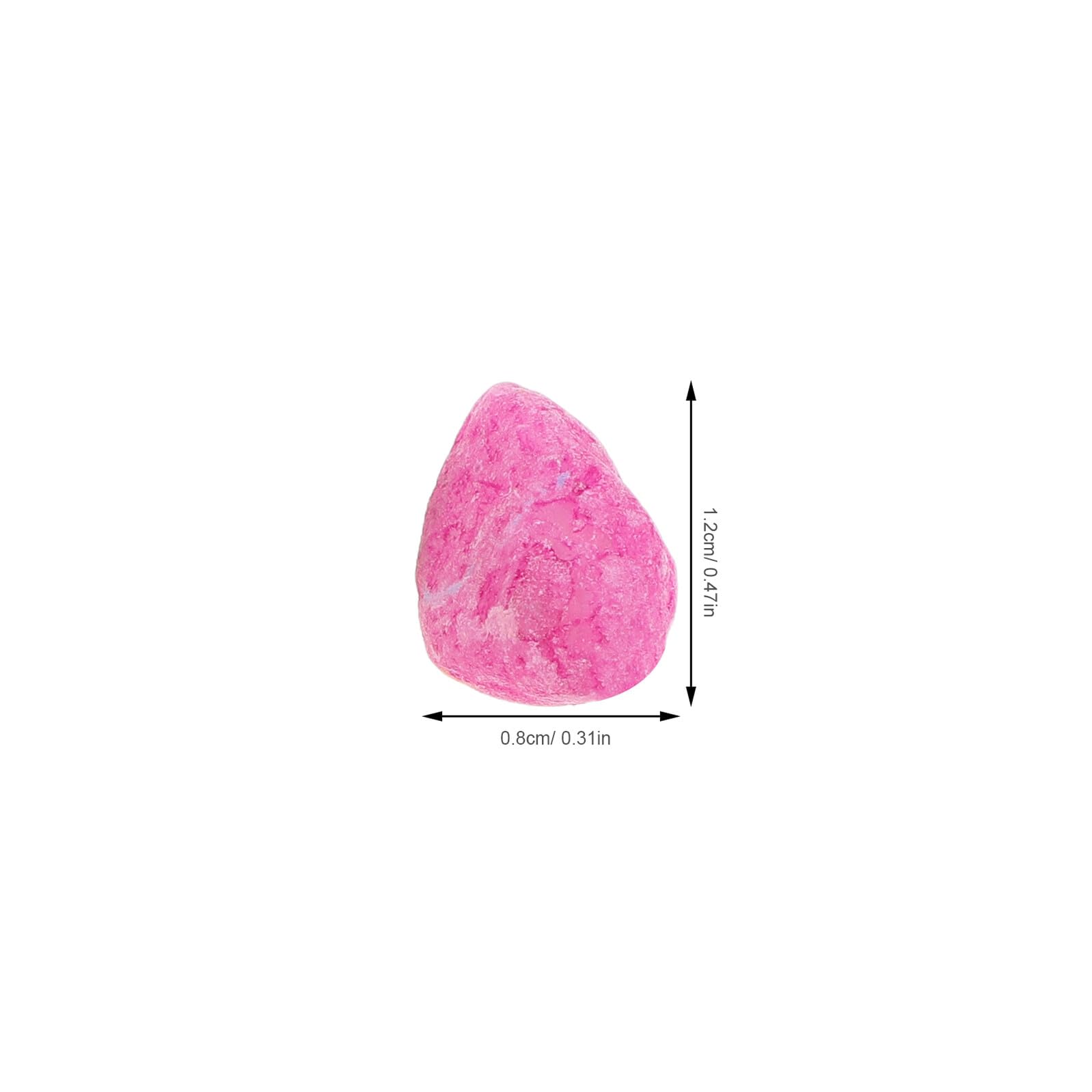 Toyvian Bunte Kleiner Kieselsteine 08 12cm Farbige Ziersteine aus Flusskies 1 kg Dekorativer Aquarienkies und Pflanzkies für Sukkulenten und Hydrokultur