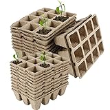 No Tiene Ningún Efecto Sobre El Trasplante: Las raíces de las semillas sobresalen fácilmente de la maceta biodegradable, y las raíces se doblarán y se pudrirán con el vaso de plástico. La bandeja de plántulas ayudará a eliminar estos problemas.
