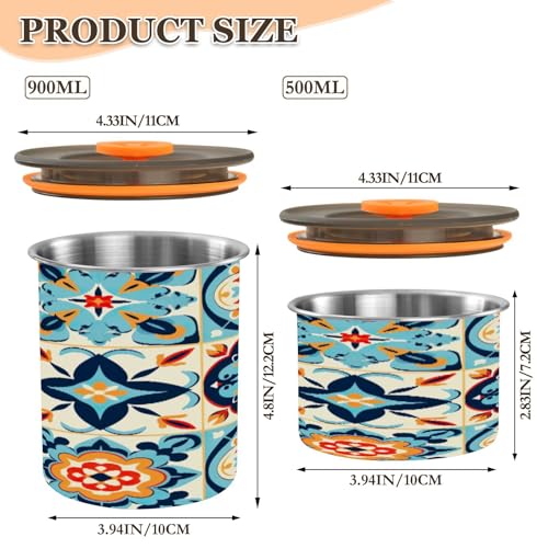 Envase hermético de acero para café 500 ml Blueangle miniatura 2