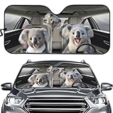 Hixingo Auto Frontscheibe, 3D Tier Motiv Sonnenschutz für...