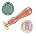 SUPERDANT 25mm Dreamcatcher Sigillo di Cera Timbro Dreamcatcher Modello Timbri per Ceralacca con Manico in Legno Sigillo Rimovibile in Ottone Vintage per Inviti di Nozze Buste Pacchetti