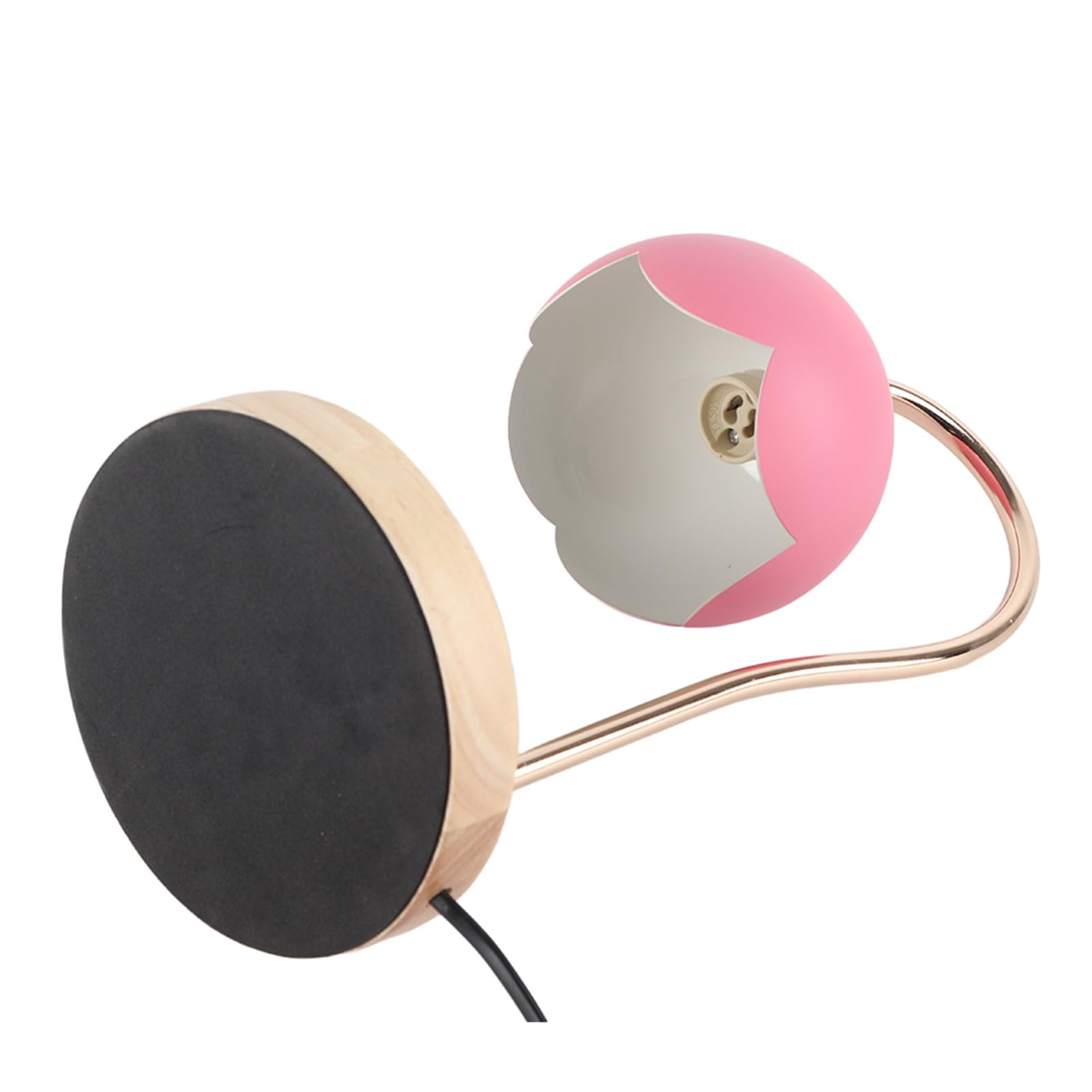 Lampe Chauffe-bougie, Dimmable No Flame Candle Melting Metal Candle Warmer Lantern for Yankee Candle Large Jar (Rose)