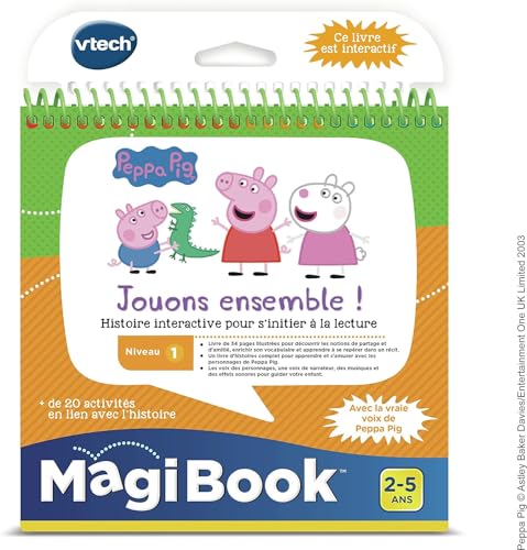 Coffret VTech MagiBook Starter Pack Rose et Peppa Pig, cadeau éducatif idéal - 3