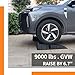 Car Ramps for Oil Changes Lift 6.7'', Vehicle Maintenance Portable Anti-Slip Ramp for Truck Garage RV Trailer Tire Change