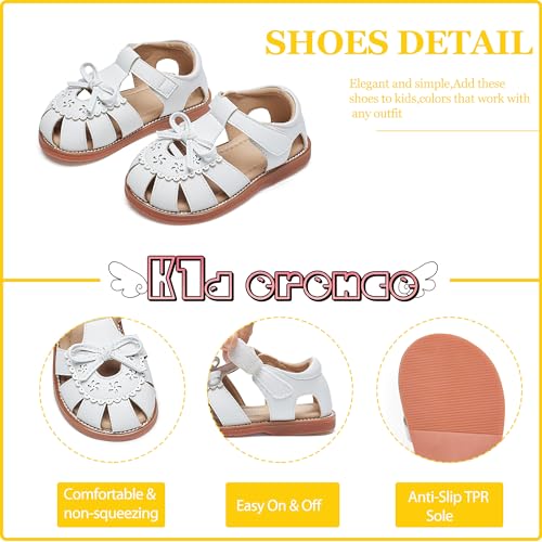Image of Kiderence Toddler Girls Sandals Little Girls Kids Summer Shoes Toddler Sandals