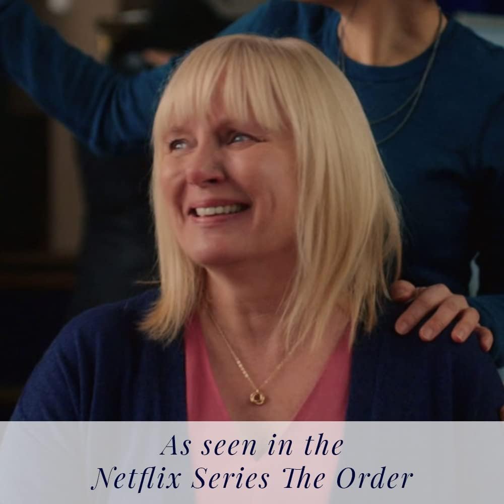 Dainty 14K Yellow Gold-Filled Love Knot Dangle Earrings and 20" Pendant Necklace | Elegant Gold Jewelry Set | Minimalist Jewelry Gift Set for Women - Image 3