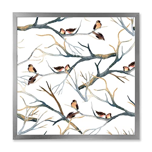 Décoration murale encadrée Little Birds pour habiller un mur vide DesignQ