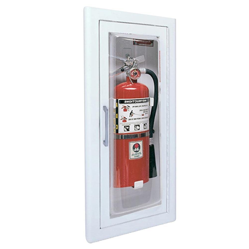 JL Industries 1515F25 Clear Vu Series Flat Mounted Fire Extinguisher Steel Cabinet