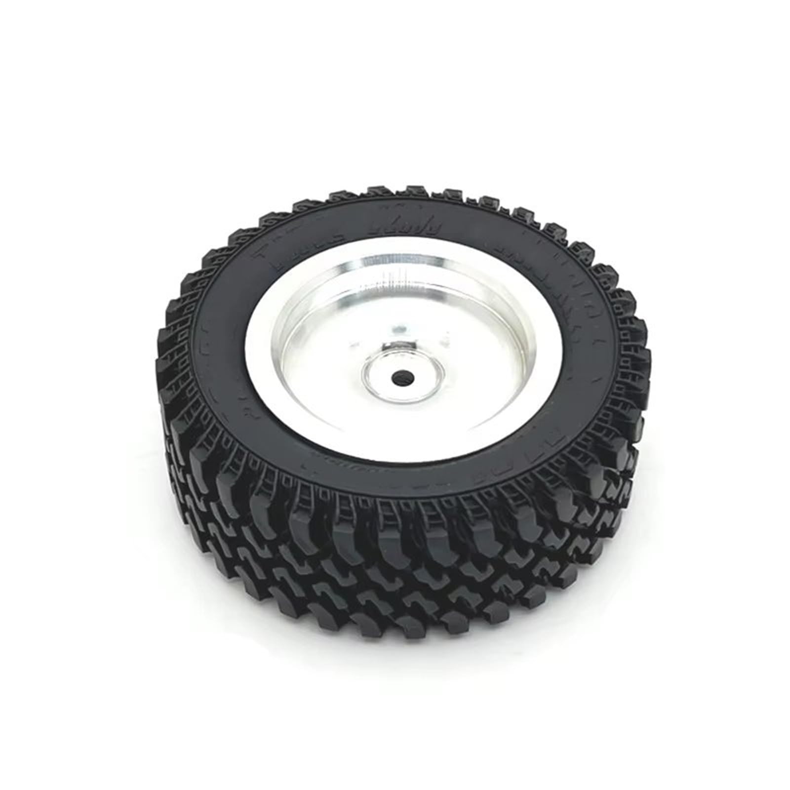 RC Pneus Jante Compatible avec MN168 Pièces Et Accessoires De Mise À Niveau pour Voiture RC 1/12 : Jantes Métalliques 82 Mm Et Pneus en Caoutchouc Lot De 4.