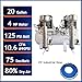 California Air Tools 20040DCH 20 gallon 4 hp Air Compressor with 80% Air Dryer and 25 Foot Industrial Quick Connect Hose