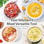 Braun MultiQuick 7 3-in-1 Immersion Hand Blender with Variable Speed and Patented Technology - Includes 2-cup Chopper, Whisk + Beaker for Fast Blending, Stainless Steel, MQ7035X - Image 2