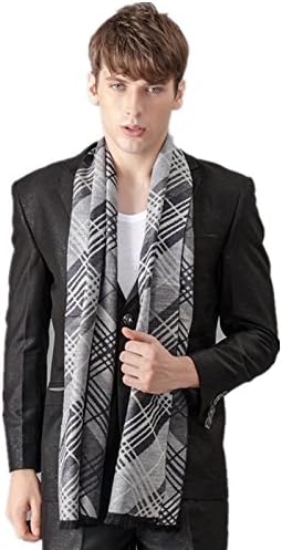 Amazon ノーブランド品 シルクスカーフ メンズマフラー フリンジ ストール ワイヤースカーフ 男性用 上質 美品 Ymxyww01 F グレー ファッション小物 通販