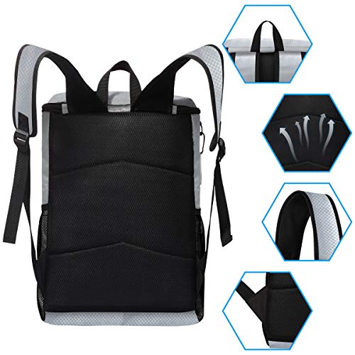 Seehonor Insulated Cooler Backpack Leakproof Soft Cooler Bag Lightweight Backpack Cooler For Lunch Picnic Fishing Hiking Camping Park Beach, 25 Cans #TOP4