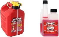 Vista 1 de No-Spill 1405 2 – 1/2-Galón de Polietileno Lata de Gasolina & Estabilizador de Combustible STA-BIL para Almacenamiento, 8 onzas líquidas (22208)