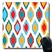 Produktbild Jamron Mousepad OblongRed Form Blau Gelb Papier Seide Weiß Bunte Textur Ikat Dekor Abstrakte Texturen Stil Muster Rutschfeste Gummimaus Pad Büro Computer Laptop Spiele Mat.-Nr.