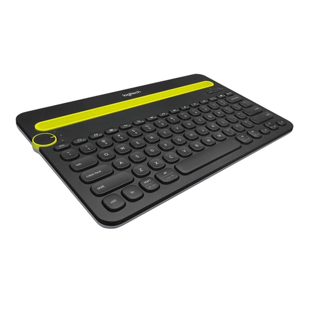 Logitech Bluetooth Multi-Device Keyboard K480 – Black – Works with Windows and Mac Computers, Android and iOS Tablets and Smartphones