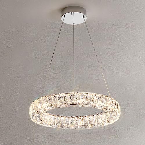 Lampe en cristal créative pour illuminer votre grand escalier avec poésie