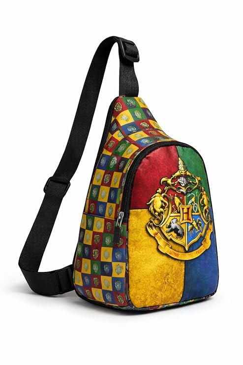 creation BOYS Crossbody Chest Bag with Adjustable Strap,Travel Bags, Cross body Bags for Kids,Single Column, Huntrex Demon Picnic Slingbag, Age 3-10 Yrs. RANDOM COLOR-image-19