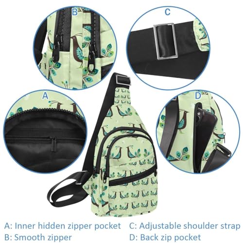 Bolsa de pecho para mujer espaciosa e impermeable para senderismo activo 4