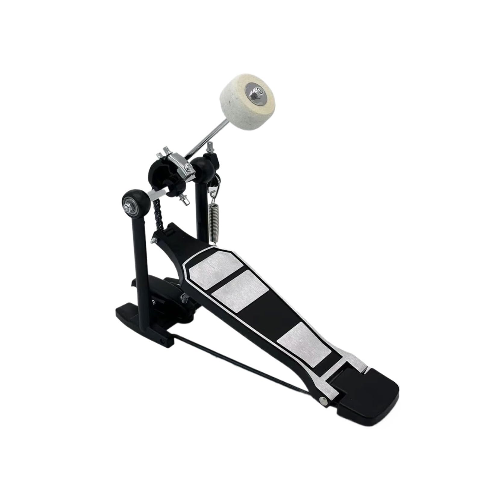 Pedale for grancassa singolo in lega di alluminio Pedale dritto for kit di batteria Pratica Pedale for cassa portatile