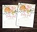 All Ewired Up 50 Baby Shower Invitations, Real Gold Foil Pink Blush Sweet Baby Girl Shower Invites and Envelopes (Large Size 5x7) Floral Roses Greenery Stunning Design