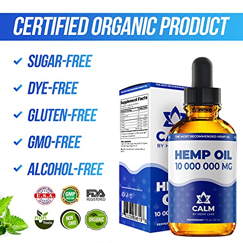 Hеmp Oil for Arthritis, Аnxiety Relief - Helps with Slееp, Stress, Hair Grown, Natural Peppermint Drops - Rich in Vitamins B, C, E & Omega 3, 6, 9 - Image 8
