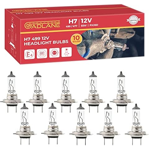 GADLANE H7 499 12V Halogen Car Bulbs Cover