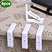 Ochoos New Hot 4Pcs/Set Practical Tablecloth Clip Plastic Stainless Steel Spring Table Cover Holder for Wedding Party Picnic Clamp Tool - (Size: 4pcs)