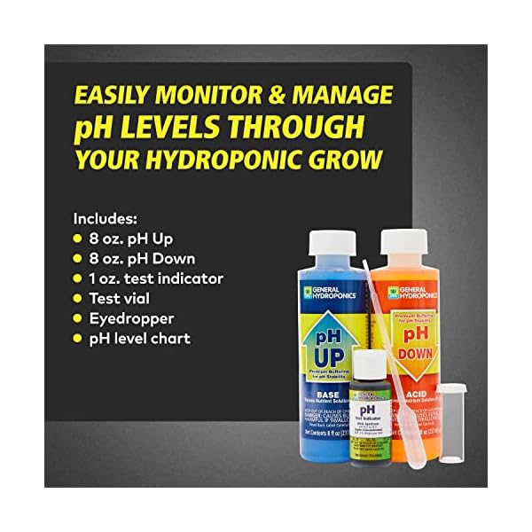 General Hydroponics pH Control Kit for a Balanced Nutrient Solution