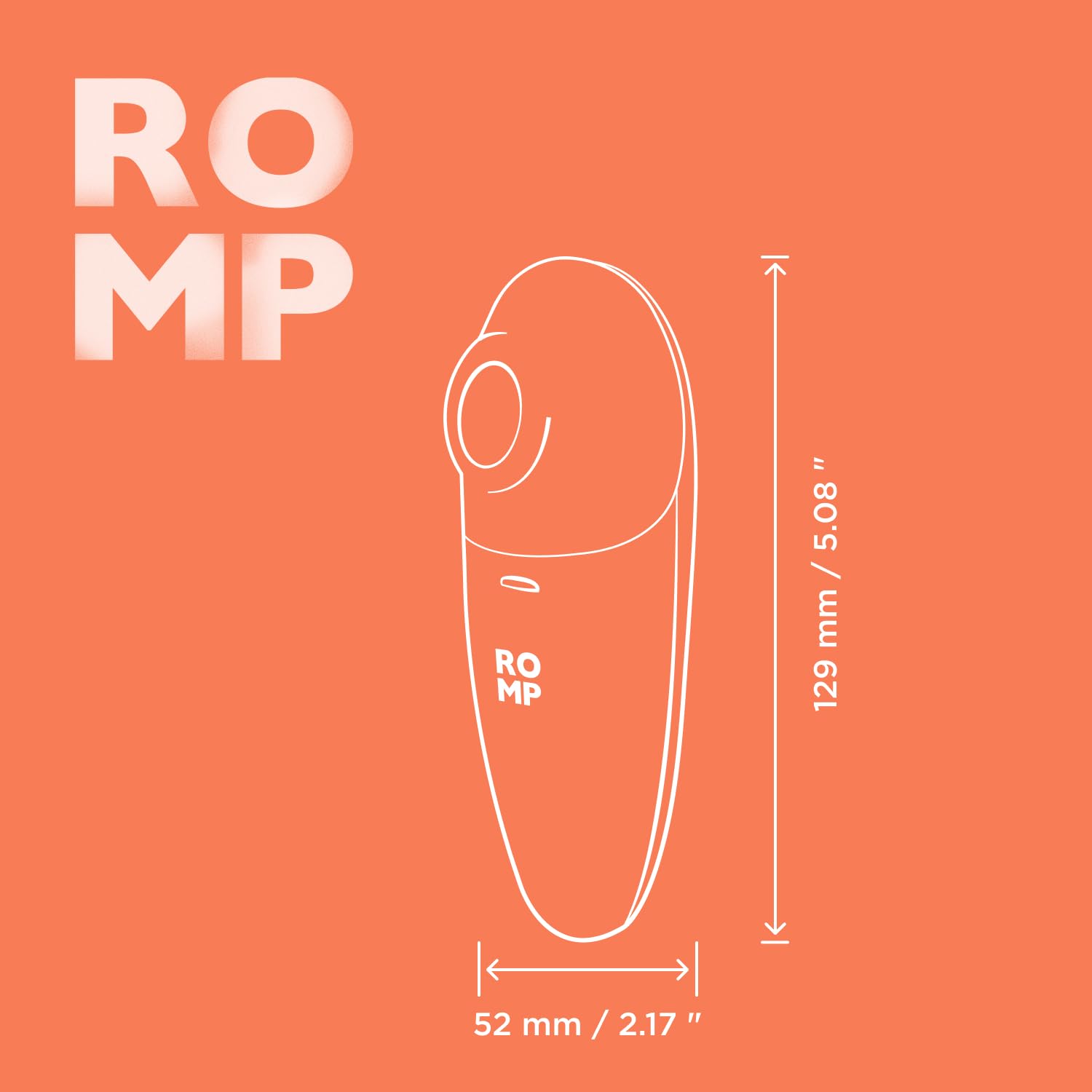 Romp Switch X Stimulateur clitoridien | Suceur de clitoris avec 6 niveaux de puissance | Sex toy vibrant aspirant adulte pour femme et pour couple | Vibromasseur pour femme et couple