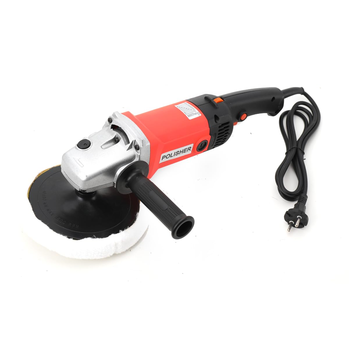 Poliermaschine Auto, 1400W Auto Polierer 8 Variable Geschwindigkeit 3300 RPM Professionell Poliermaschine Set für Auto Möbeln Tellerschleifer mit 2 Pads