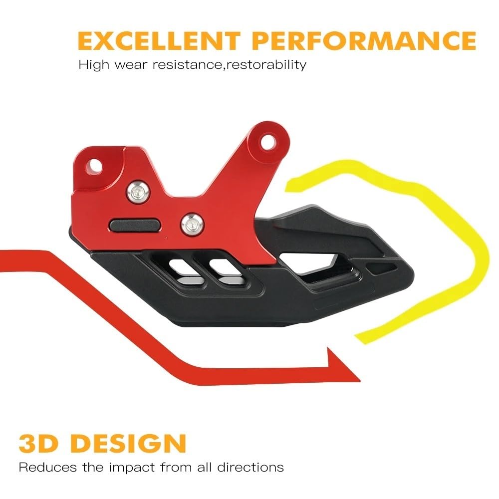 Osłona łańcucha Prowadnica Łańcucha Pasuje Do Xtrainer 300 250 RR 125 200 350 390 400 430 450 480 RM RS 525 Motocyklowego Łańcucha Ochraniacz