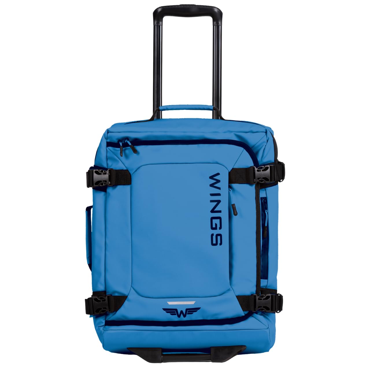 Wings Weichschalenkoffer 20" Kabinengröße, blau, 33L, 2 Rollen