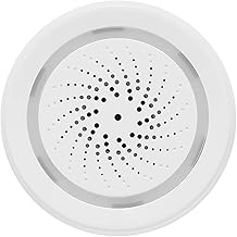 Jiangtao Wifi Siren Alarm Sensor Smart Alarm Siren Home Security System Tuya Smart Life APP Compatível com Alexa Google Home Voice Control