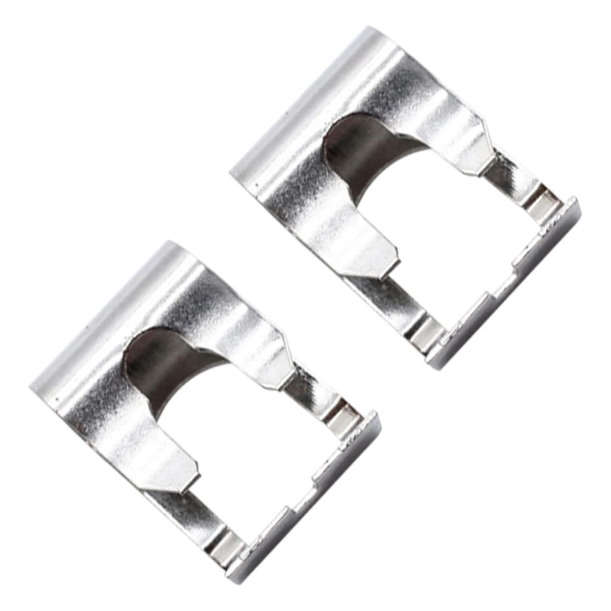 MUCKLILY 2pc Windshield Wiper Rod Clips Sturdy Wiper Repair Clips Supply for Quick Installation Compatible and