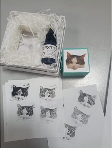 Miniatura 8 de Sello personalizado, sellos autoentintados personalizados para fotos de mascotas, sellos de goma personalizados, sello cuadrado, múltiples opciones