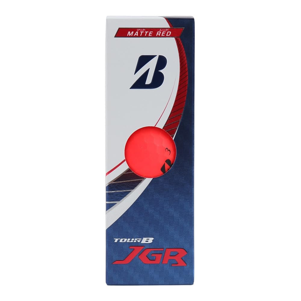 Bridgestone Golf Golf Ball 23TOUR B JGR J3RX 3P Sleeve (3 pieces) (Red/FF/Men's) - Picture 2 of 8
