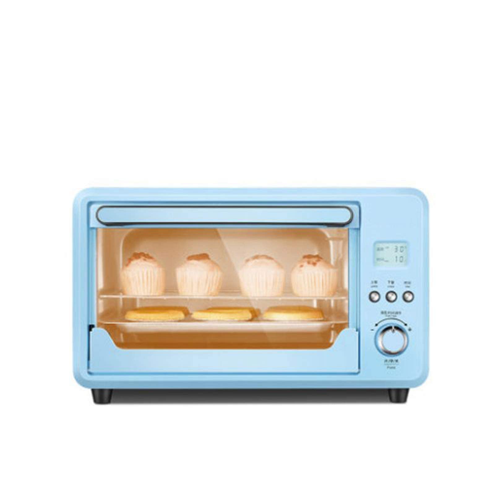 Piekarnik Mini Piekarnik Z Regulacją Temperatury Premium Konwekcyjny Piekarnik Halogenowy Idealny Do Pieczenia, Pieczenia